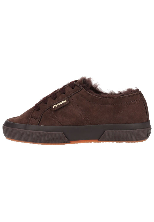 Superga Sneaker Leder Dunkelbraun Warmfutter