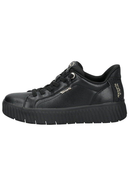 Tamaris Comfort Sneaker Leder/Textil Schwarz/Schwarz