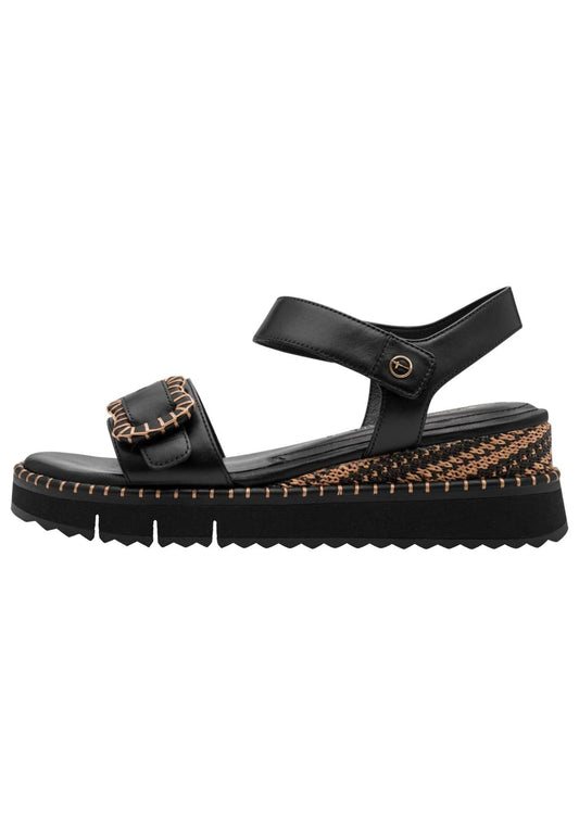 Tamaris Sandalen Leder Schwarz