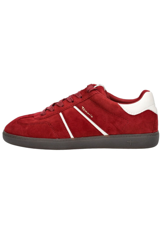 Tamaris Sneaker Veloursleder/Synthetik Merlot