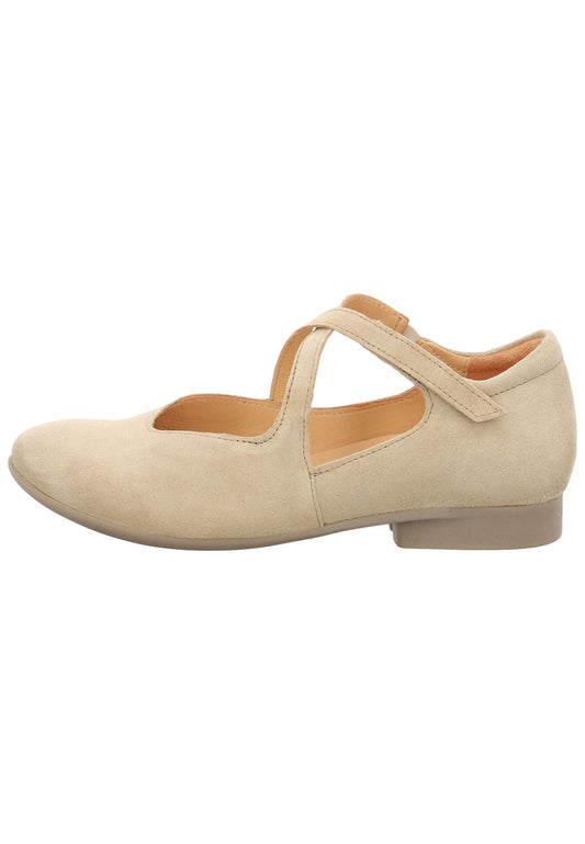 Think! Ballerinas Leder Beige