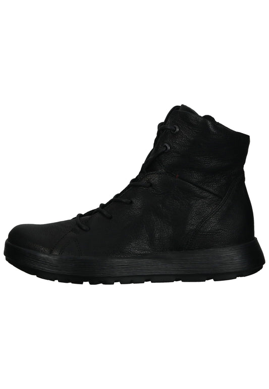 Think! Stiefelette Glattleder Schwarz Warmfutter