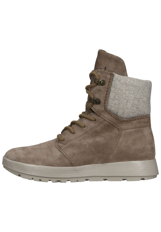 Think! Stiefelette Veloursleder Stone