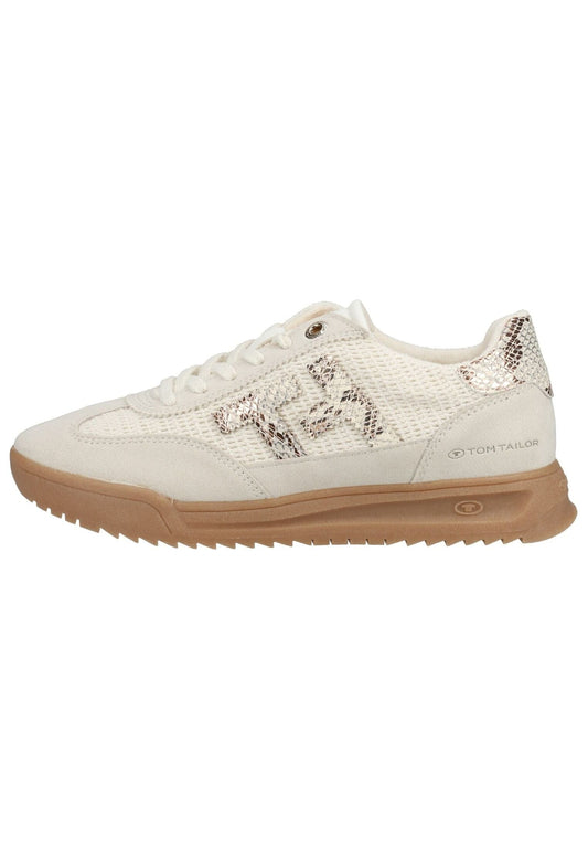 Tom Tailor Sneaker Lederimitat/Textil Beige