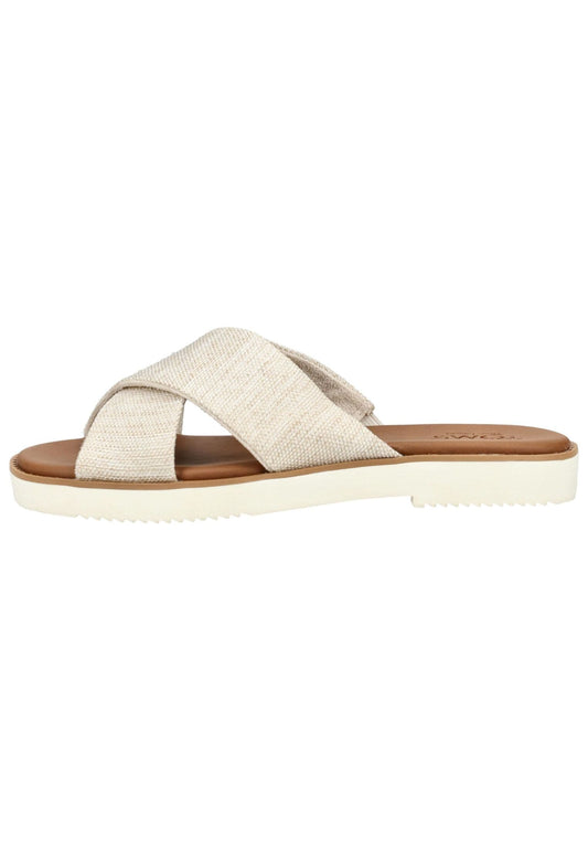 TOMS Pantoletten Textil Natural