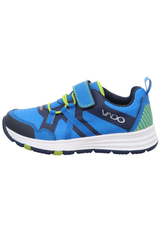 VADO Sneaker Lederimitat/Textil Blau/Schwarz