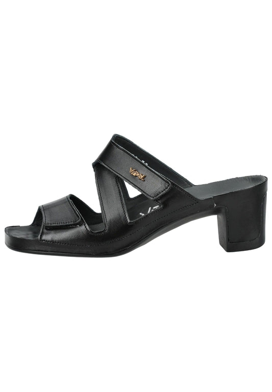 Vital Pantoletten Nappaleder Schwarz