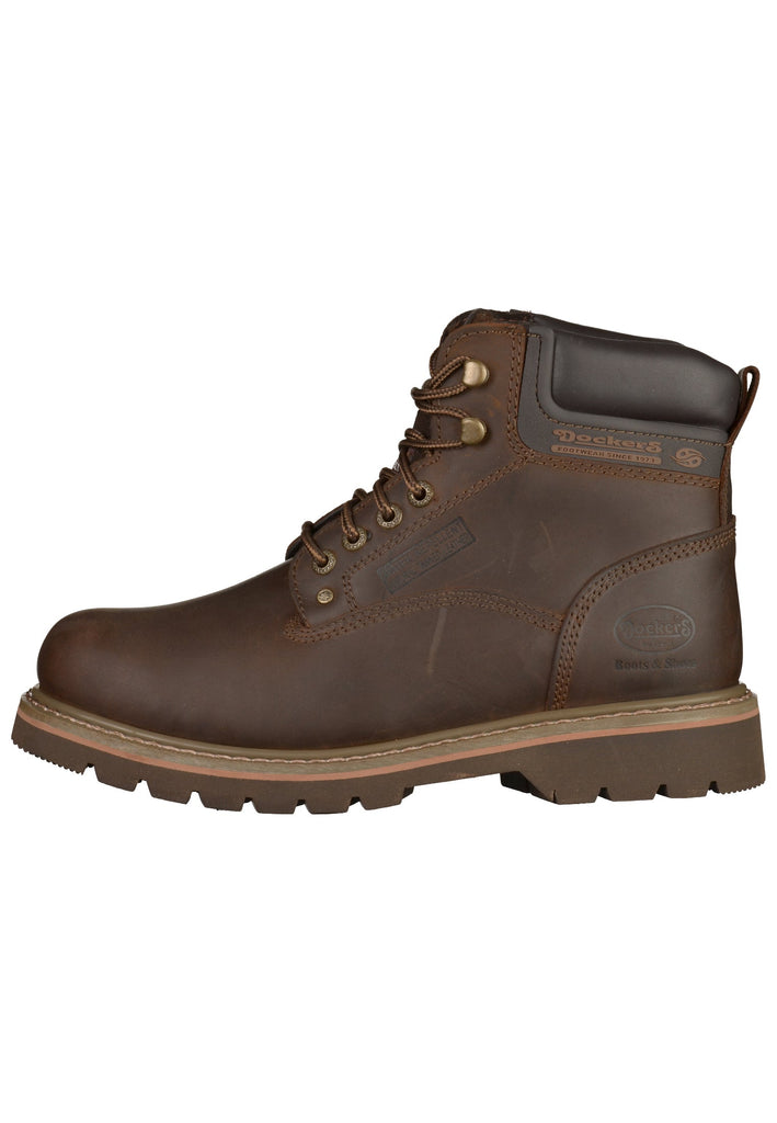Dockers Stiefelette Leder Cafe Warmfutter - surf4shoes