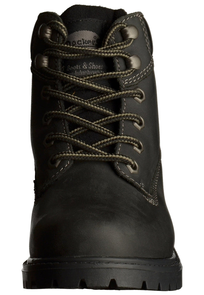 Dockers Stiefelette Leder Schwarz Warmfutter - surf4shoes