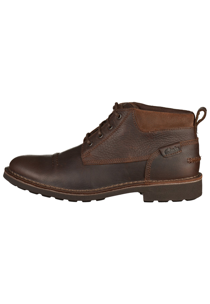 Clarks Stiefelette Leder Braun - surf4shoes