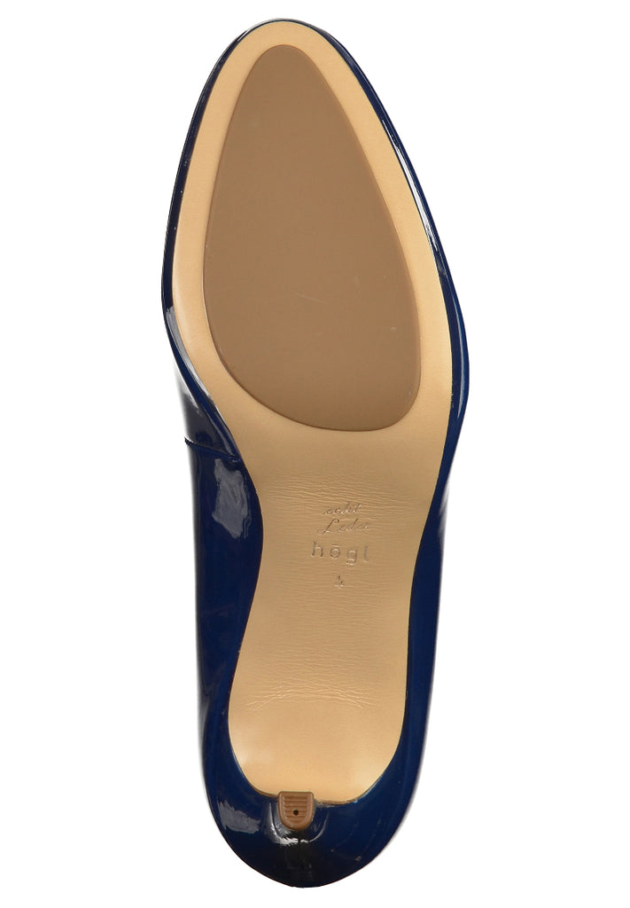 Högl Pumps Leder Blau Lack - surf4shoes