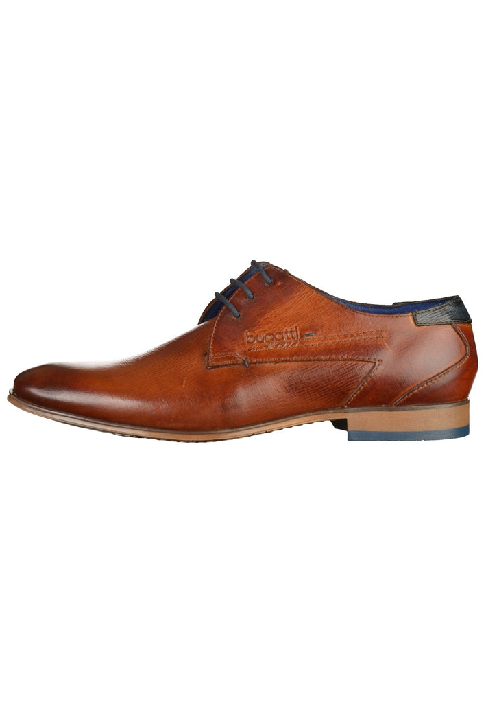 Bugatti Businessschuhe Leder Cognac - surf4shoes