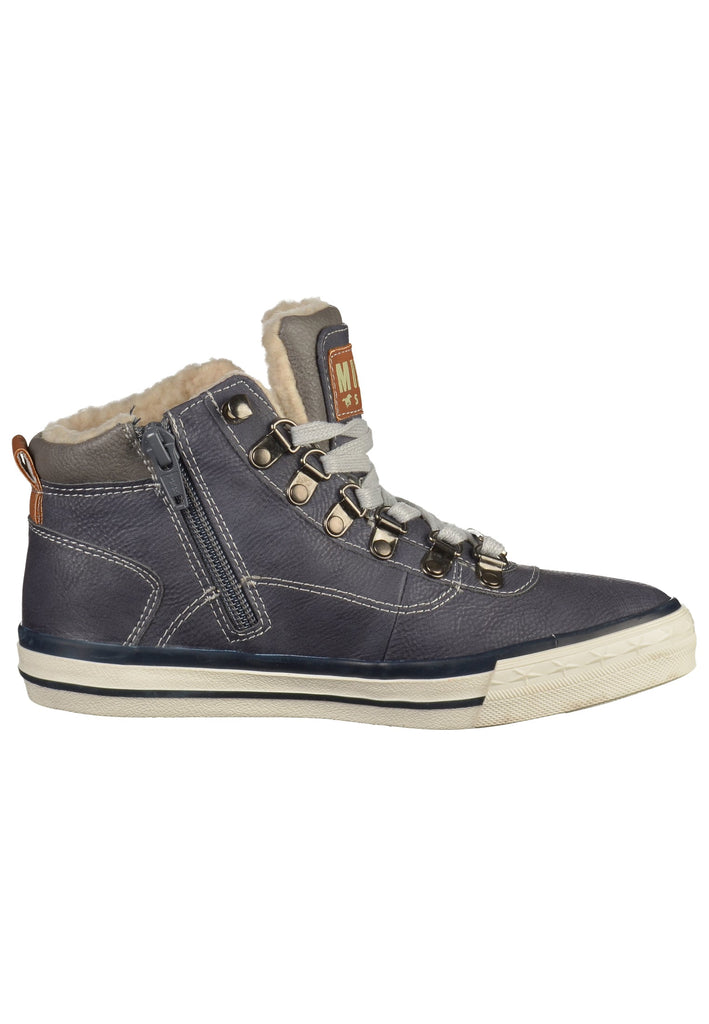 Mustang Sneaker Lederimitat Navy - surf4shoes