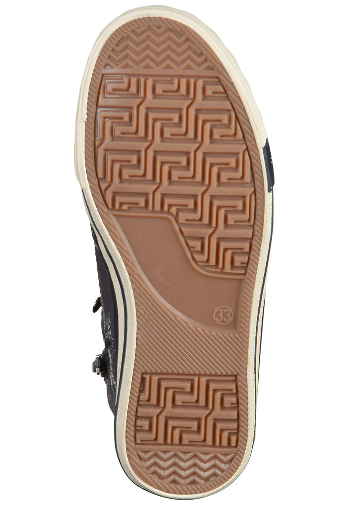 Mustang Sneaker Lederimitat Navy - surf4shoes