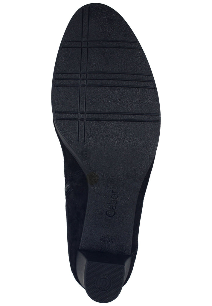 Gabor Stiefelette Leder Schwarz - surf4shoes