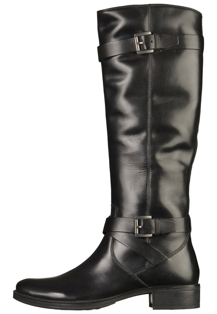 Geox Stiefel Leder Schwarz - surf4shoes