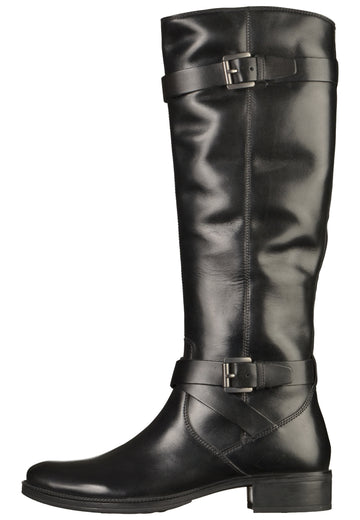 Geox Stiefel Leder Schwarz - surf4shoes