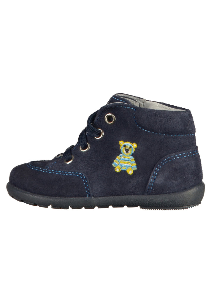 Richter Halbschuhe Veloursleder Dunkelblau - surf4shoes