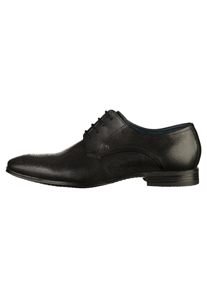 Bugatti Businessschuhe Glattleder Schwarz - surf4shoes