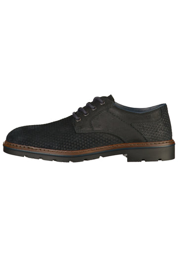 Rieker Halbschuhe Leder Blau - surf4shoes
