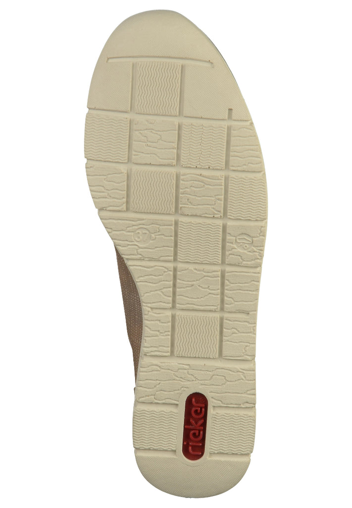 Rieker Halbschuhe Lederimitat Grau - surf4shoes