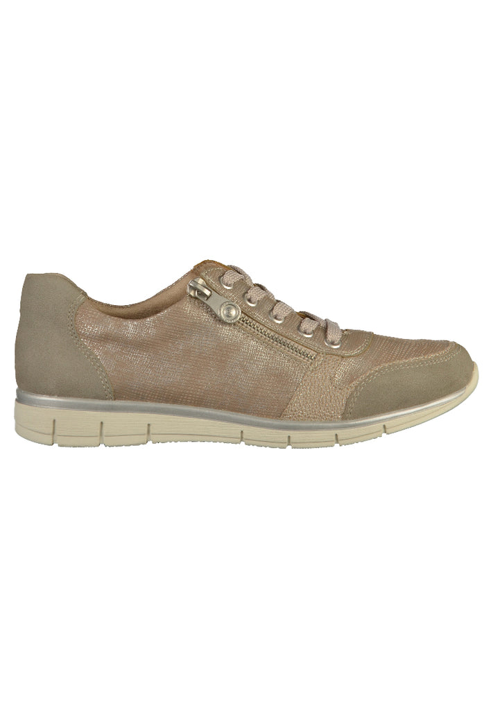 Rieker Halbschuhe Lederimitat Grau - surf4shoes