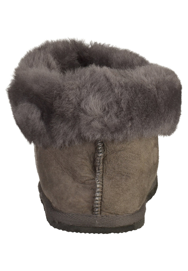 Shepherd Hausschuhe Leder Asphalt - surf4shoes