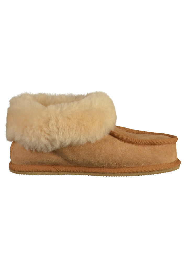 Shepherd Hausschuhe Leder Chestnut - surf4shoes