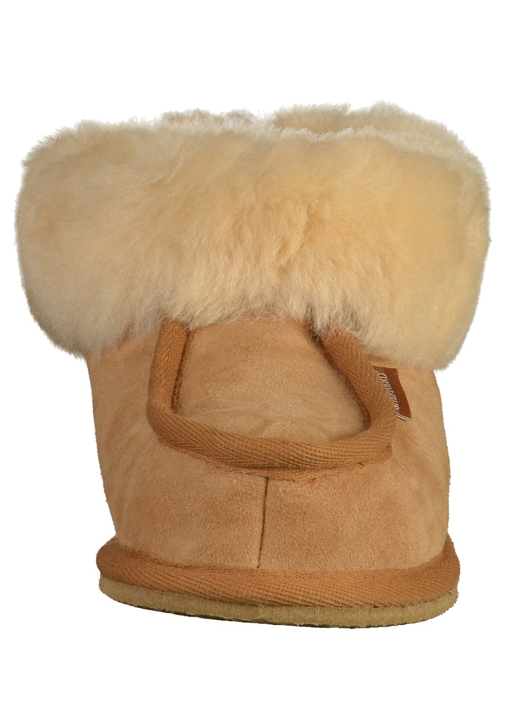 Shepherd Hausschuhe Leder Chestnut - surf4shoes