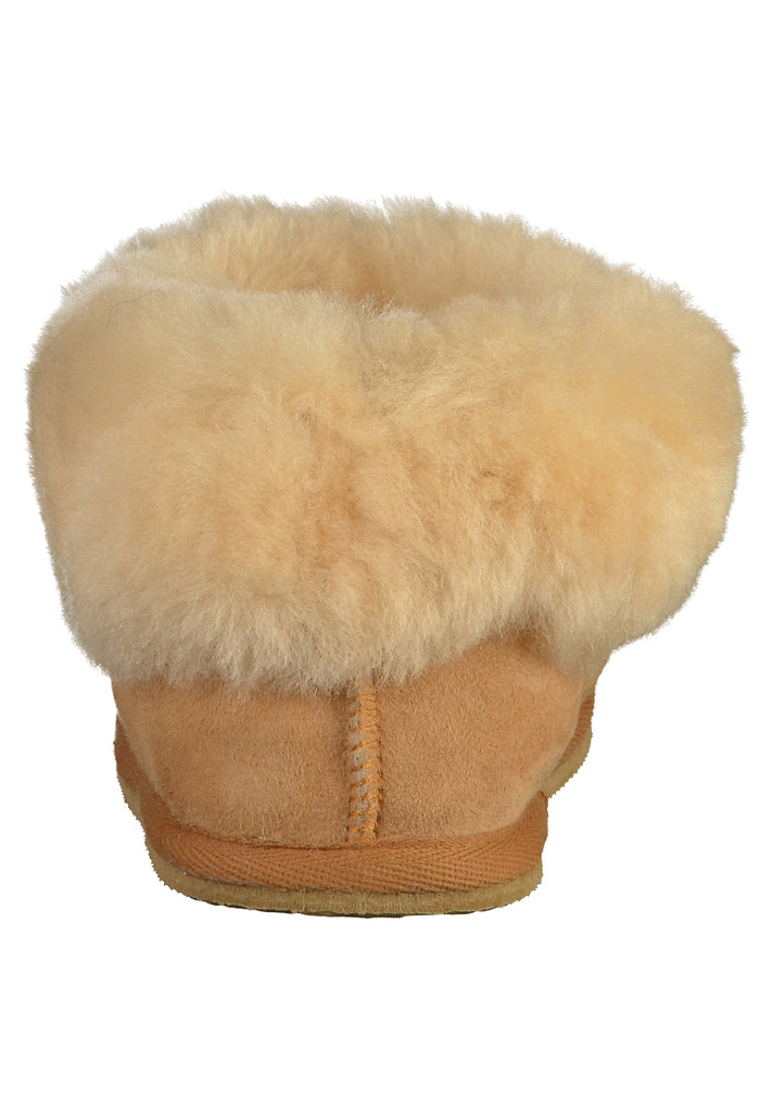 Shepherd Hausschuhe Leder Chestnut - surf4shoes