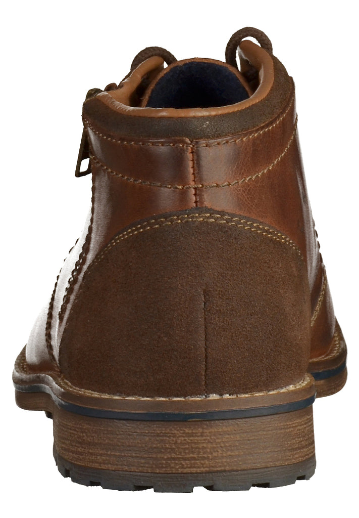 Rieker Stiefelette Glattleder Braun - surf4shoes