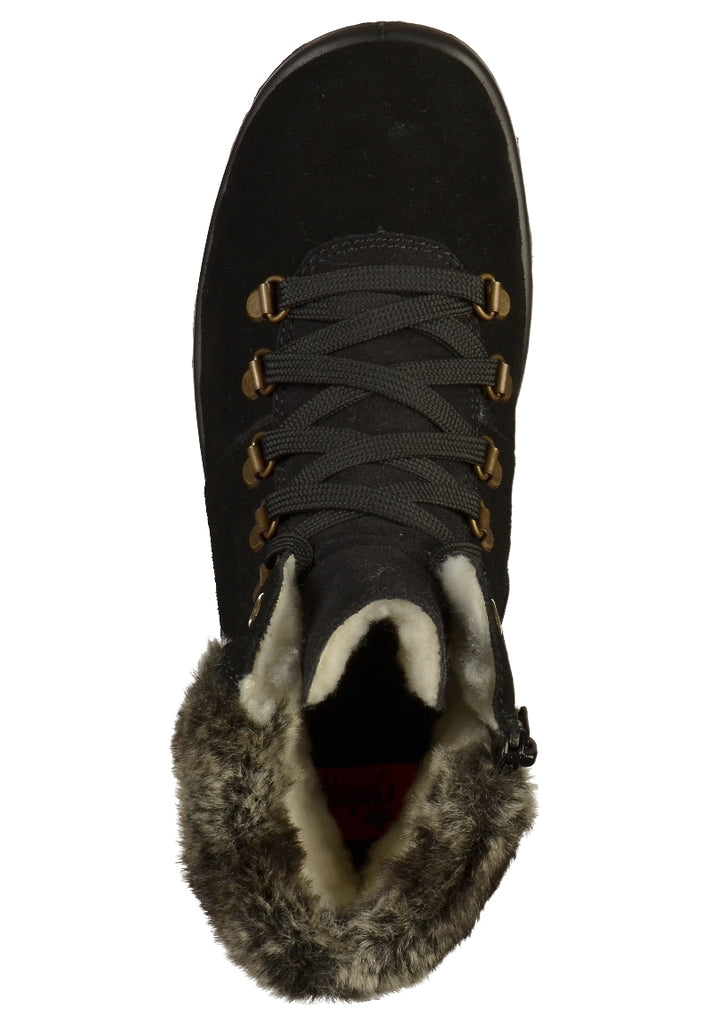 Rieker Stiefelette Leder Schwarz - surf4shoes