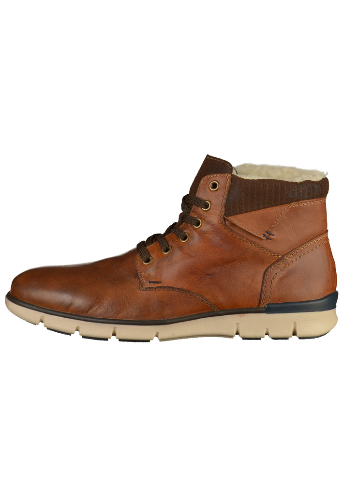 Rieker Stiefelette Glattleder Braun - surf4shoes
