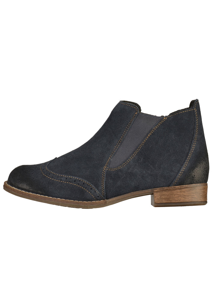 Remonte Stiefelette Leder Blau - surf4shoes