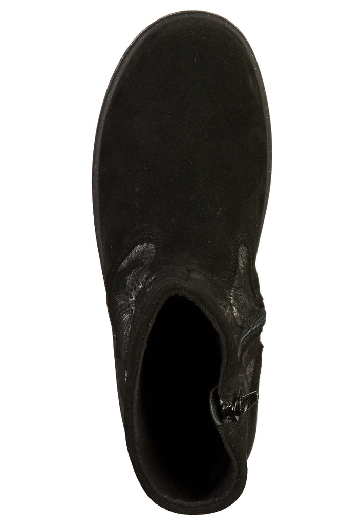 Superfit Stiefelette Veloursleder Schwarz - surf4shoes