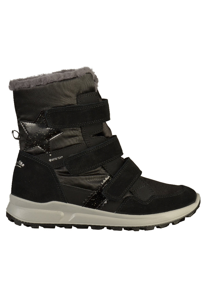 Superfit Stiefelette Leder/Textil Schwarz - surf4shoes