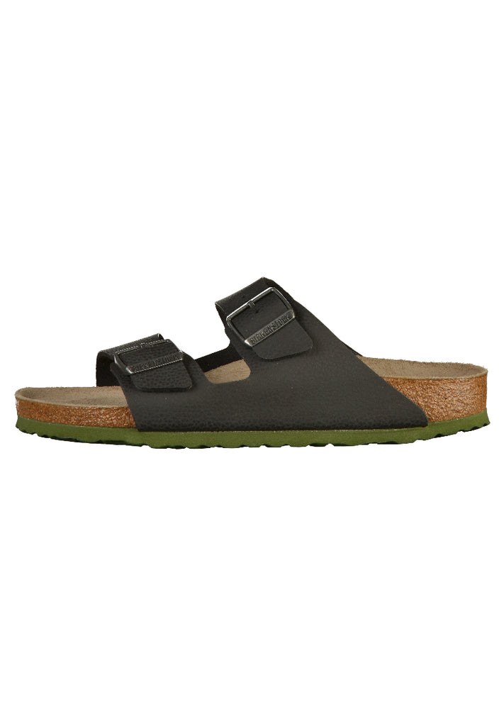 Birkenstock Pantoletten Birko-Flor Desert Soil Black - surf4shoes