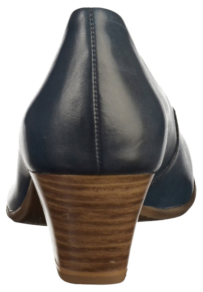 Tamaris Pumps Leder Navy - surf4shoes