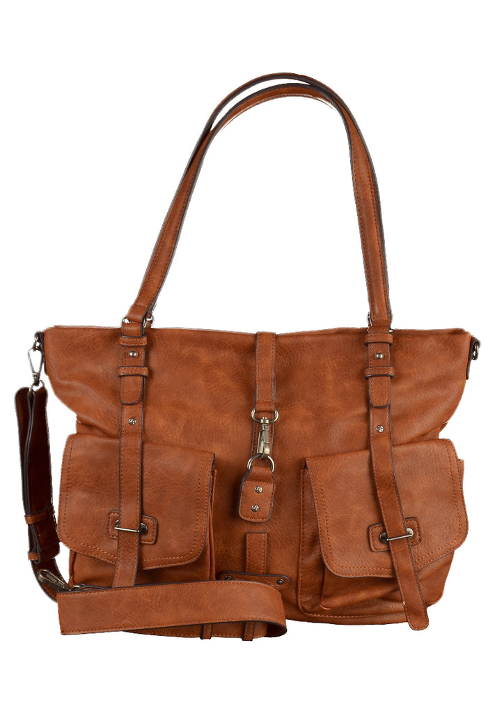 Tamaris Taschen Lederimitat Braun - surf4shoes