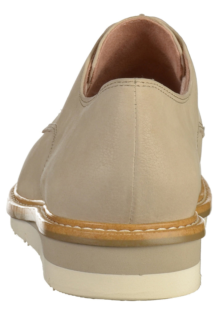 Tamaris Halbschuhe Leder Beige - surf4shoes