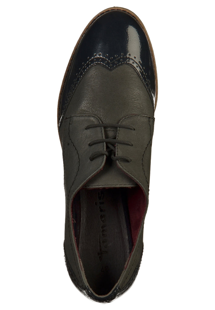 Tamaris Halbschuhe Leder/Synthetik Navy - surf4shoes