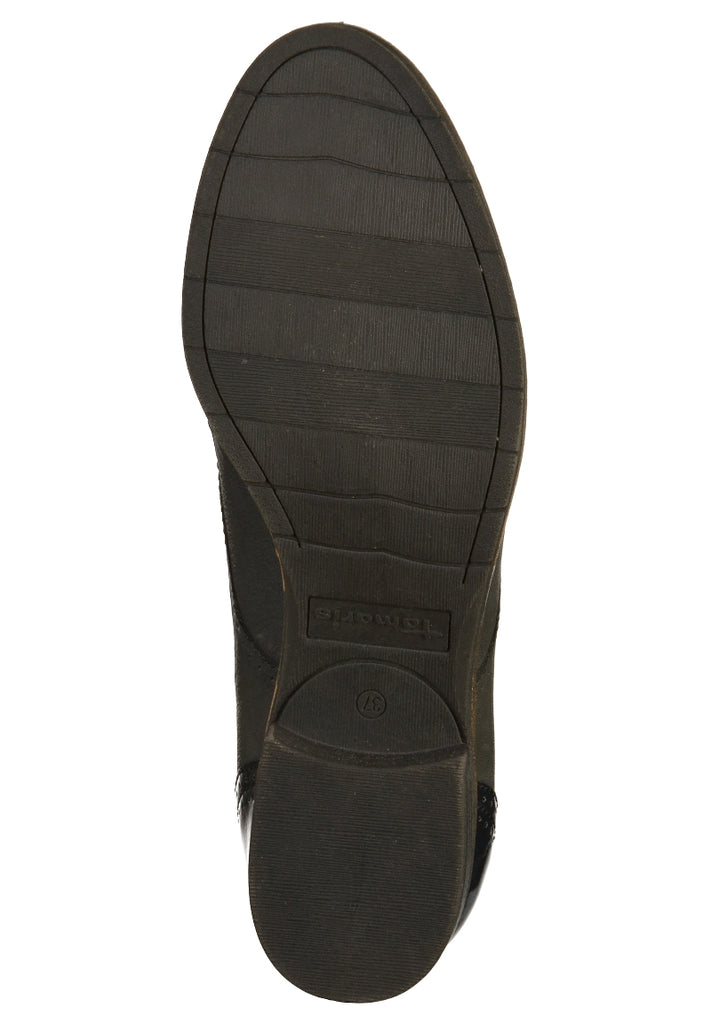 Tamaris Halbschuhe Leder/Synthetik Navy - surf4shoes