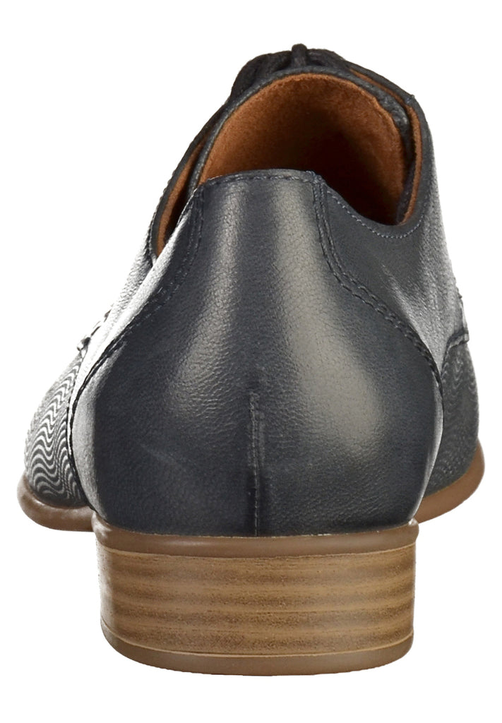 Tamaris Halbschuhe Leder Navy - surf4shoes