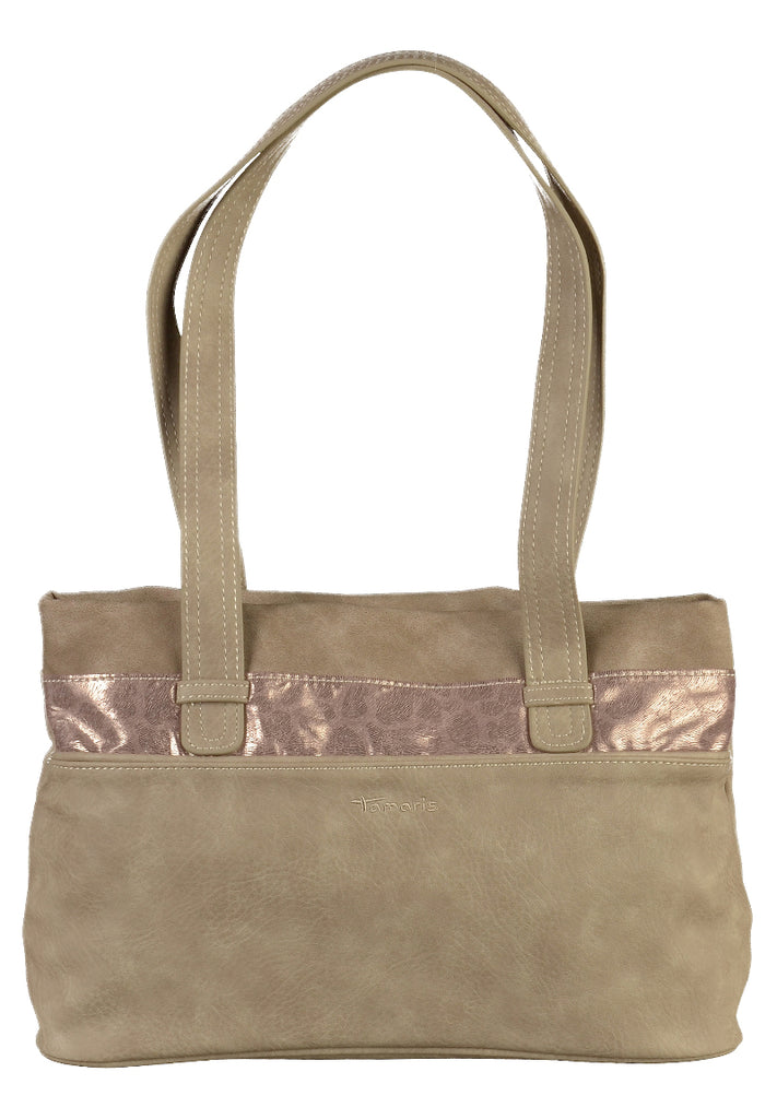 Tamaris Taschen Lederimitat Beige - surf4shoes