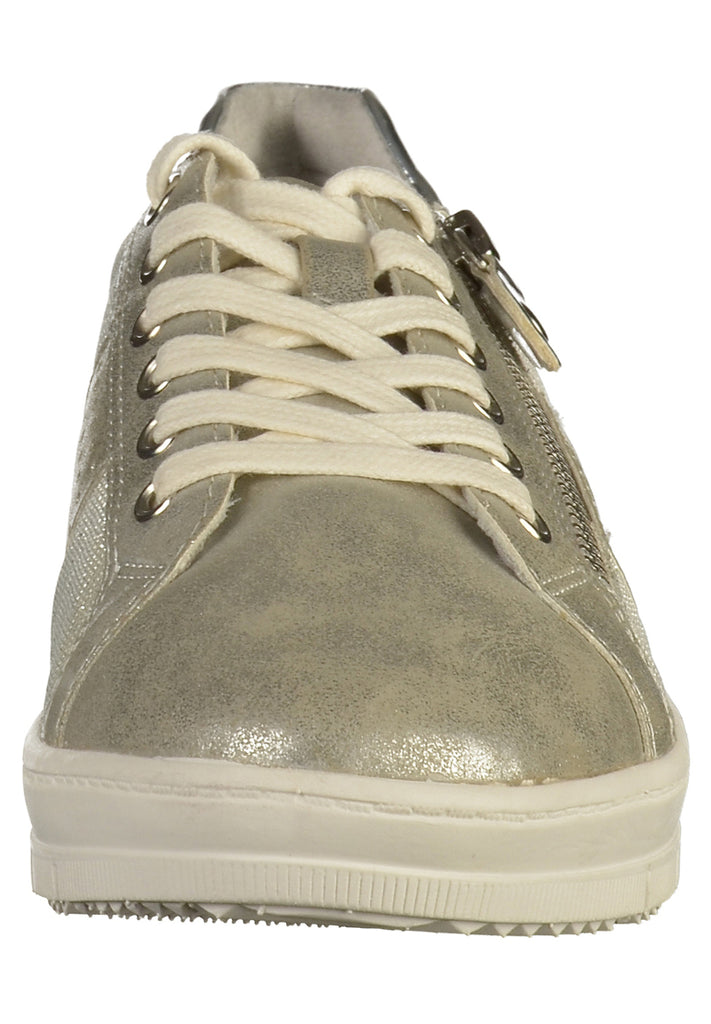 Tamaris Sneaker Lederimitat Silber - surf4shoes