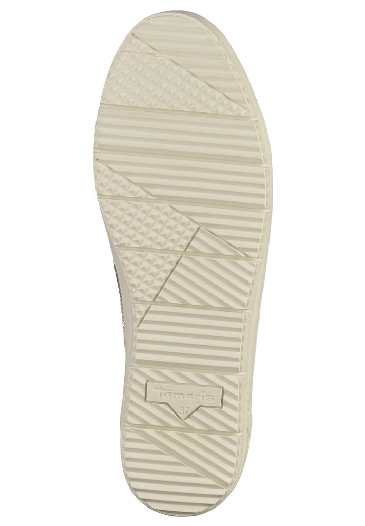 Tamaris Sneaker Lederimitat Silber - surf4shoes