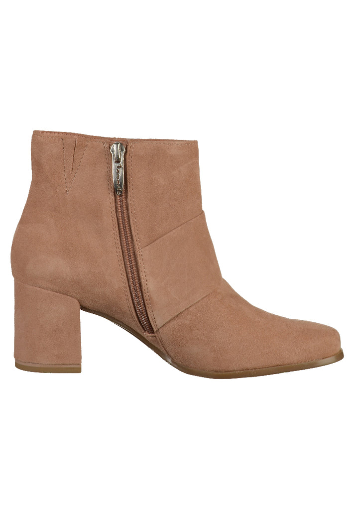Tamaris Stiefelette Nubukleder Rose - surf4shoes
