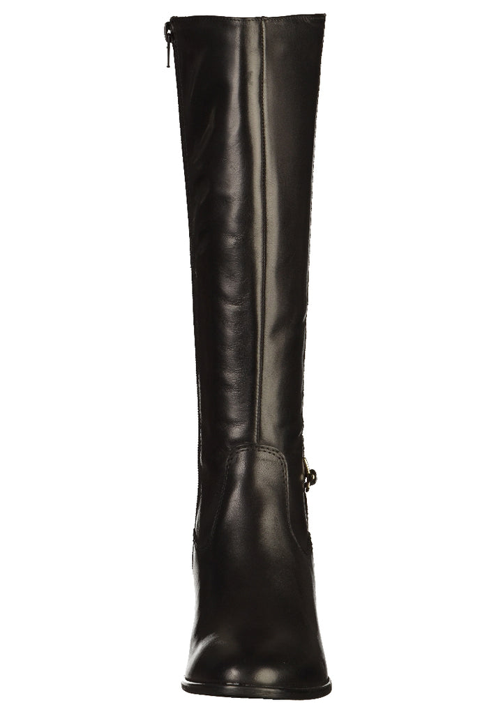 Tamaris Stiefel Leder Schwarz - surf4shoes