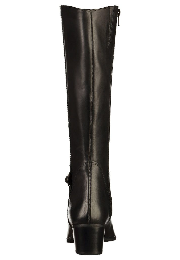 Tamaris Stiefel Leder Schwarz - surf4shoes