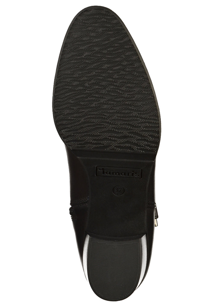 Tamaris Stiefel Leder Schwarz - surf4shoes